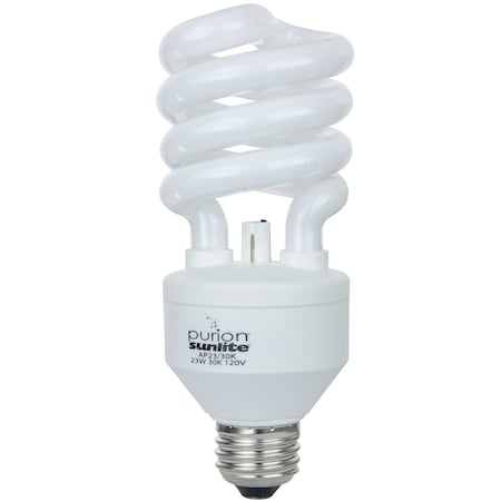 Sunlite Sunlite  AP23/30K Air Purification Spiral CFL Light Bulb, Medium Base, Warm White 05571-SU